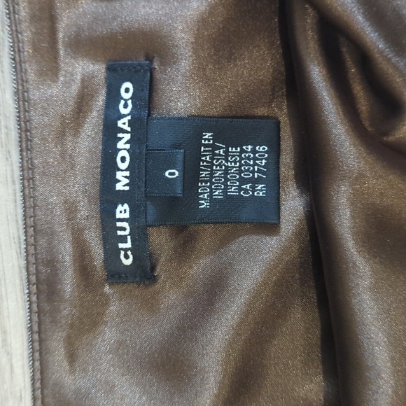 Brown Club Monaco skirt - Picture 2 of 2